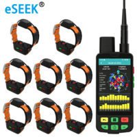 Collier anti-aboiement ESEEK avec vibration et choc électrique, accessoires pour chien, collier d'entraînement pour chien de compagnie, chien de chasse