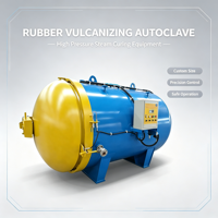 Autoclave de vulcanisation de caoutchouc Holsten avec cuve en acier inoxydable, contrôle entièrement automatique, système de barrage en caoutchouc gonflable