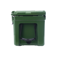 Chariot glacière 50L 120L stockage de glace moderne de grande capacité pour boîtes de pêche et poulet