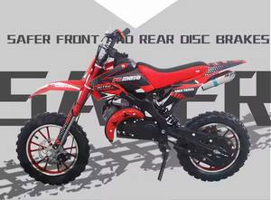 Цепной привод с бензиновым приводом, двухтактный детский внедорожный мотоцикл 49cc, дешевый мотоцикл с деталями, мотоциклетный мини-мотоцикл - Product Image 5