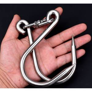Toptan çift döner et S kanca paslanmaz çelik 10mm <span class=keywords><strong>butchering</strong></span> için - Product Image 6