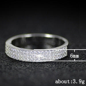 Anillo de Diamantes de Lujo F168, Anillo de Bodas para Mujer, Corte Brillante Redondo, Diamante Natural Color D, Joyería de Diamantes Blancos - Product Image 5