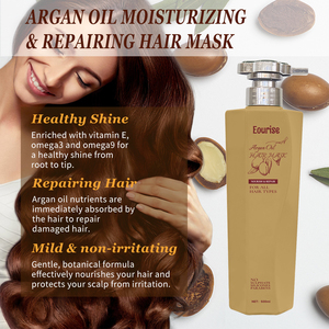 La última mascarilla <span class=keywords><strong>de</strong></span> lujo para el cabello con aceite <span class=keywords><strong>de</strong></span> argán y queratina marroquí, fragancia <span class=keywords><strong>de</strong></span> nuez <span class=keywords><strong>de</strong></span> <span class=keywords><strong>Brasil</strong></span>, Gel <span class=keywords><strong>de</strong></span> ducha y crema, champú y acondicionador - Product Image 3