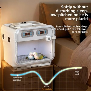 Incubatrice per Pappagalli a Temperatura Costante con Riscaldamento ad Aria, Ventilazione Automatica, Doppio Controllo per Uccelli di Piccola Taglia (Uso Invernale) - Product Image 1