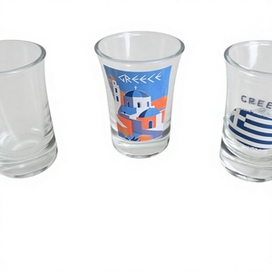 Vaso de chupito redondo de vidrio serigrafiado de Estambul por DAFNI BIG PAZAR - Product Image 4