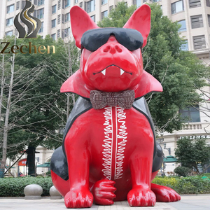 Estatuas de Perros de Dibujos Animados Personalizadas, Esculturas Populares de Cuerpo <span class=keywords><strong>Humano</strong></span> y Cabeza de <span class=keywords><strong>Bestia</strong></span>, Estilo de Tienda con Perros Antropomórficos de Tamaño Real - Product Image 6