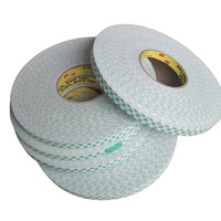Ruban adhésif en mousse d'uréthane à double revêtement 3M 4032 0.80mm Blanc Ruban adhésif double face