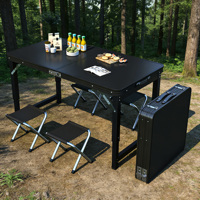 Table de plage pliable ultralégère avec sac de transport pour le camping en plein air et les voyages
