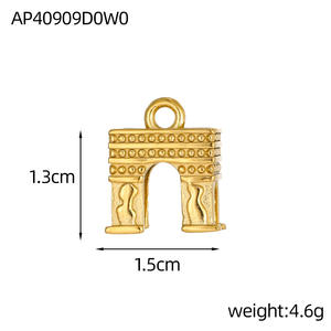 Llavero de la Serie Turismo Manna, Accesorios para Bolsos, Dijes de Viaje Creativos de Acero Inoxidable de Diferentes Países - Product Image 4