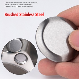Kitchen Sink <b>Plugs</b> for 35mm Holes Brushed Stainless Steel Faucet Tap Hole Cover Kitchen Faucet Sink Hole Cover - Product Image 6