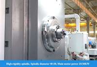 DL DMTG TK6516 Mandrin de coupe lourde haute précision 5 axes, diamètre 160 mm, pour machine de fraisage et alésage horizontale CNC, avec roulement de moteur