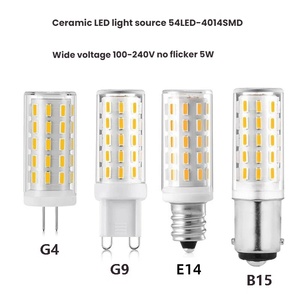 קרמי הוביל קטן מנורת תירס g4 g9 e14 b15 5w 110v 220v לא flicker 54d smd4014 <span class=keywords><strong>120v</strong></span> 230v 360 מעלות - Product Image 2