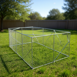 Corral para Perros al Aire Libre de 10 x 20 Pies con Puerta con Cerradura y Valla de Alambre de 6 Pies para Ejercicio de Mascotas - Product Image 2