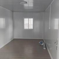 Maison préfabriquée économique de 20 pieds, maison conteneur en acier léger, maisons modulaires modernes de 40 pieds, mini-maison préfabriquée en conteneur