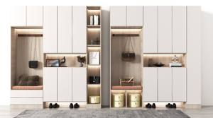 Étagère à chaussures pour salon, armoire, meuble à chaussures étroit, style moderne, meuble à chaussures pour entrée. - Product Image 6