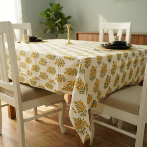 Nappe Moderne Brodée en Coton Tissé 100% – Approvisionnement Direct Usine |   Utilisation en cuisine, salle à manger et en extérieur |   Imperméable et durable - Product Image 1
