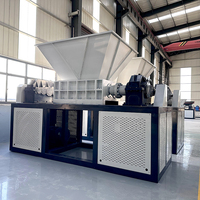 Mesin Penghancur Dua Poros Industri untuk Logam Bekas Barel Industri Sistem Kontrol PLC Hemat Energi