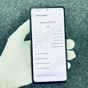 <span class=keywords><strong>Samsung</strong></span> <span class=keywords><strong>Galaxy</strong></span> <span class=keywords><strong>A52s</strong></span> <span class=keywords><strong>5G</strong></span> มือสอง ความจุ <span class=keywords><strong>128GB</strong></span> แรม 6GB แบตเตอรี่ 4500mAh หน้าจอ 6.6 นิ้ว เครื่องแท้ - Product Image 2