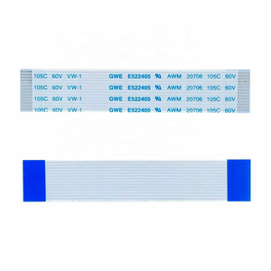 6 핀 28 cm FFC 플랫 플렉스 리본 케이블 어셈블리 80C VW-1 60V-1 0.5mm 피치 전자 응용 분야 길이 15cm - Product Image 3