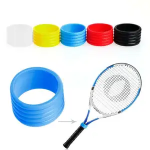 Raket Tenis Universal, Pegangan Raket Tenis Kustom Silikon Universal Pegangan Atas Raket Tenis Cincin Pita Pegangan