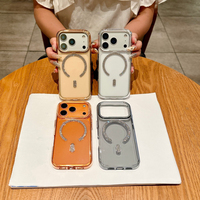 Coque de téléphone scintillante de haute qualité pour fille, accessoires de téléphone portable avec diamants pour iPhone 17 16 15