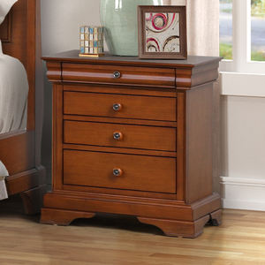 Ensemble de meubles de chambre classique : Commode avec miroir et table de chevet - Product Image 4