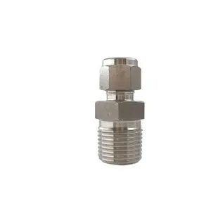 SS 316 Double Ferrule Tube Compression Fittings DIN2353 Standard