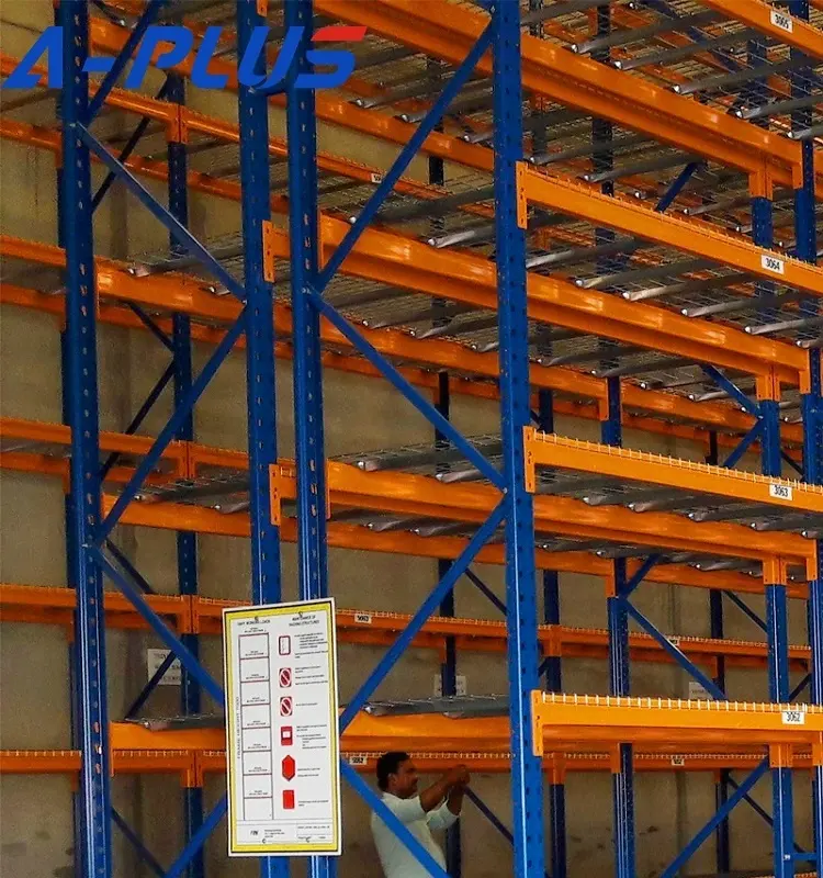 อุตสาหกรรมหนักพาเลท Racking ระบบคลังสินค้าชั้นเก็บ