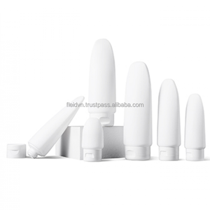 Bouteille de nettoyant cylindrique en plastique incassable haute résistance de qualité cosmétique avec bouchon à clapet/tête à pression – Personnalisez votre échantillon/dessin - Product Image 2