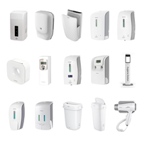 Distributeur de papier toilette automatique à découpe par capteur SVAVO, mural, pour rouleaux de papier essuie-tout multi-plis et papier toilette jumbo à déroulement central