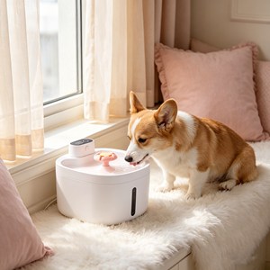 Food Grade Eco Friendly Indoor Pet Water <b>Feeder</b> Removable Filter Ultra Silent <b>Cat</b> Drinking Fountain - Product Image 1