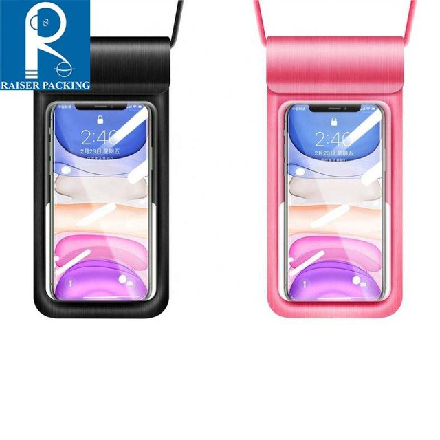 2022 Universal PVC Clear Mobile Phone Cases Bag WaterProof Cell Phone Bag