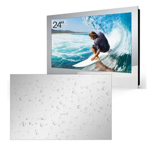 24 بوصة LCD شاشة مرآة ذكية LED TV للحمام للماء مع BT و WiFi ATSC التلفزيون
