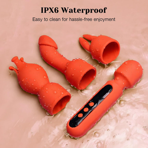 Kits de vibrateurs <span class=keywords><strong>à</strong></span> 10 vitesses, jouets sexuels pour couples avec écran LCD et 3 accessoires, stimulateur clitoridien, vibromasseur réaliste - Product Image 3