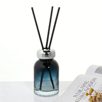 Bouteille en verre vide de 120 ml pour diffuseur d'arômes à bâtonnets, dégradé personnalisé, parfum d'ambiance, vente en gros