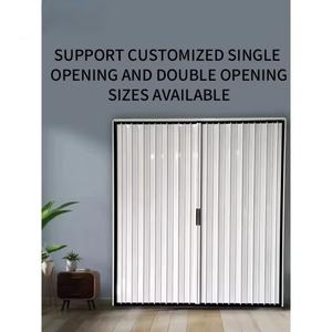 Panel de Puerta Corredera Plegable de Aleación de Aluminio Estilo Europeo, Material Completo, para Cocina, Baño, Pasillo, Taller - Product Image 4
