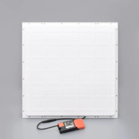 Entrepôt allemand Mouvement humain BLE PIR/Capteur de lumière du jour 40w 60x60 Panneau lumineux LED intelligent ultra fin pour le bureau