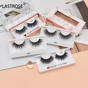 Private label new style lashes 3d mink 20mm ciglia con scatola gratuita strisce di estensione delle ciglia all'ingrosso ciglia finte 3d - Product Image 4