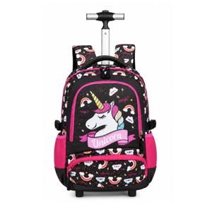 <span class=keywords><strong>Sac</strong></span> à dos à roulettes pour enfants en stock, avec barre en aluminium, pour filles et garçons, <span class=keywords><strong>sac</strong></span> d'école à roulettes, <span class=keywords><strong>sac</strong></span> de voyage - Product Image 5