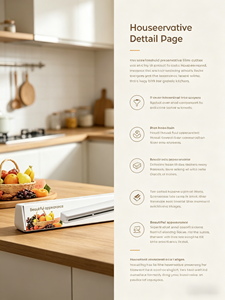 Suction Cup Style Cling Film Cutter Household Divider Adjustable Storage Cutting <b>Box</b> Creative Kitchen <b>Tool</b> - Product Image 3