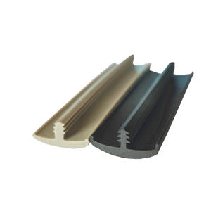 شريط بلاستيكي مزخرف بحافة على شكل حرف T, شريط من البلاستيك المطاطي لحافة على شكل حرف T ، شريط تشكيل على شكل حرف T بفتحات على شكل حرف T من البولي فينيل كلوريد - Product Image 3