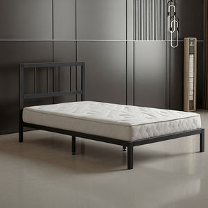 Оптовая продажа, современный полноразмерный стальной каркас кровати с местом для хранения, прочная и портативная кровать на платформе - Product Image 2