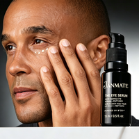 Sérum pour les yeux personnalisé à marque privée, sérum anti-âge pour hommes + peptides, cible les cernes, les poches, les ridules et les pattes d'oie