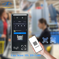 HFSecurity FR05, Control de Acceso Biométrico con Reconocimiento Facial y de Tarjetas, 5 Pulgadas, Registro de Asistencia con Código QR, POE Integrado
