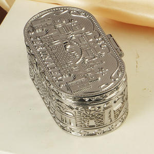 Candelabros Redondos Judíos de Jerusalén, Portavelas Metálicos de Viaje para Shabat, Menorah - Product Image 5