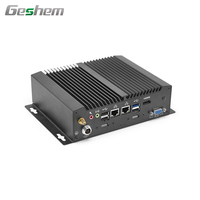 PC Industrial Compacto Integrado Avanzado y Silencioso sin Ventilador con Intel J1900/i3/i5/i7 Windows/Linux Múltiples Puertos Seriales - En Stock