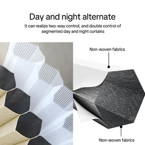 يوم بمحرك وتعتيم ليلي لاسلكي ظلال خلوية مزدوجة الخلية بتنسيق كهربائي أسود - Product Image 5