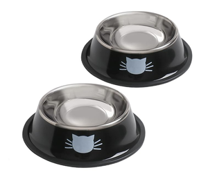 Tazón Ecológico de Acero Inoxidable para Mascotas con Base de Goma Antideslizante para Agua, Comida y Alimento para Perros, Animales Pequeños, Suministros para Mascotas - Product Image 1