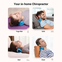 Dispositif de traction cervicale, relaxant pour le cou et les épaules, correcteur de colonne vertébrale, oreiller d'étirement du cou, soulagement de la douleur cervicale