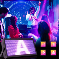 Projecteur à Effets Lumineux OEM 105 Segments 1000W Auto RGB Stroboscopique LED Atomique pour DJ, Club, Fête, Discothèque
